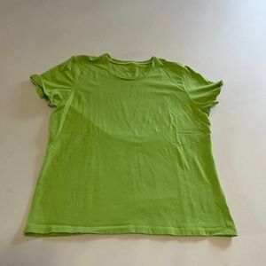 5/ $25 Izod green casual scoop neck t-shirt L